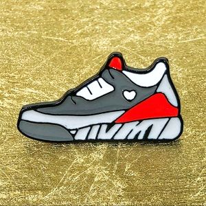 2 for $15! Sneaker Heart Shoe Enamel Pin